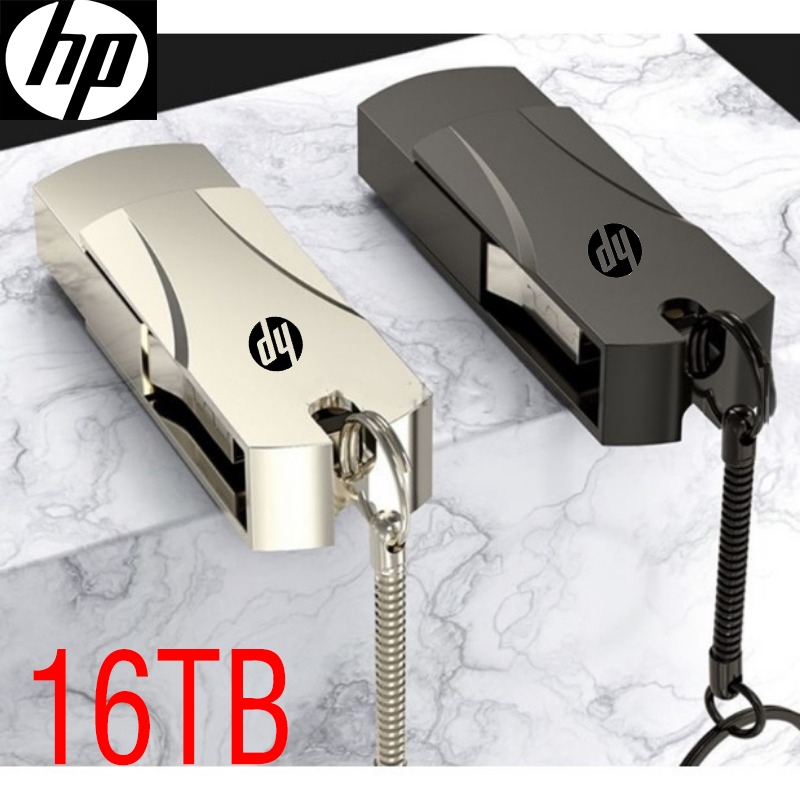 Hp Metal 16TB USB 3.0 การถ่ายโอนไฟล์ความเร็วสูง 8TB 4TB 2TB 1TB แฟลชไดรฟ์ความจุขนาดใหญ่