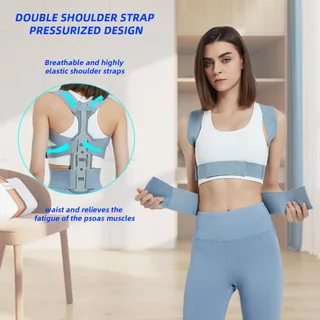 เสื้อพยุงหลัง ตรา Siamcomfort รุ่น Body Boost แก้ปวดหลัง แก้หลังค่อม ดัดตรง เข็มขัดยกของ