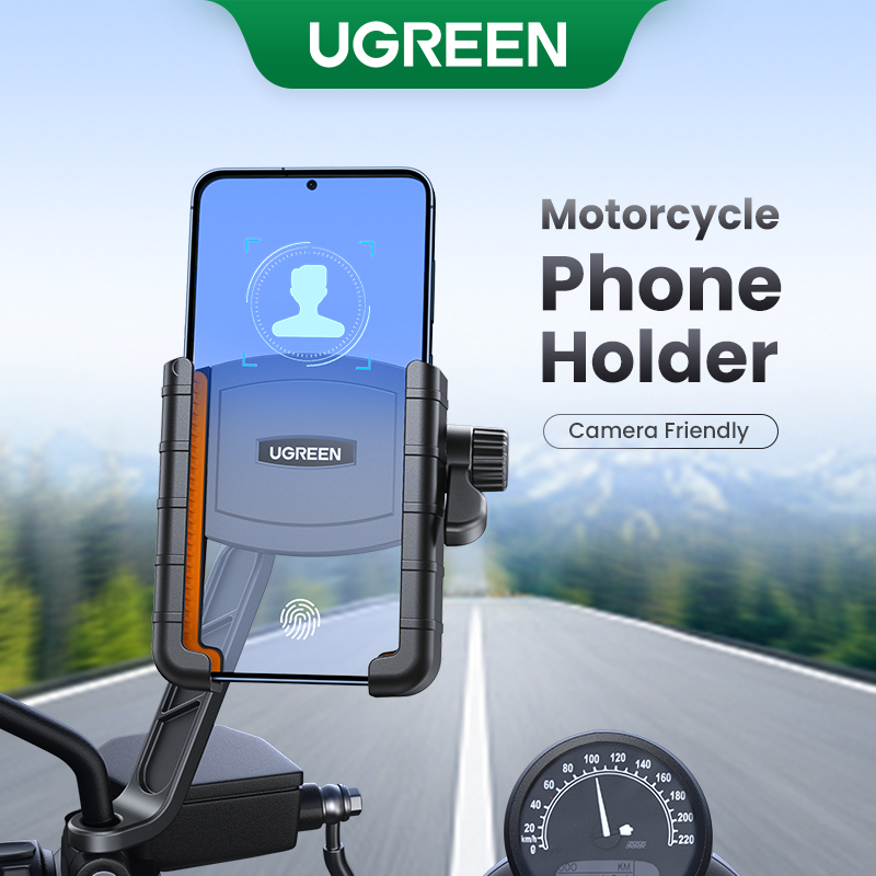Ugreen ที่วางโทรศัพท์ขี่จักรยานกันกระแทกสําหรับ iPhone 16 pro max 15 pro max สําหรับรถจักรยานยนต์/สก