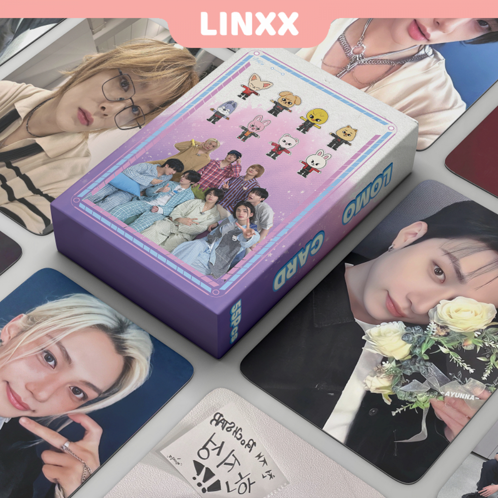 Linxx 55 ชิ้น Stray Kids ATE สูญเสียลมหายใจของฉัน Magic Schoo อัลบั้ม Lomo Card Kpop Photocard โปสการ์ด Series