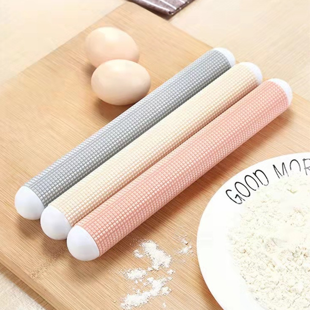 Non-stick Rolling Pin Baking Healthy เครื่องมือห้องครัว Nonstick Baking Flour Roller Rolling Pin สําหรับขนมปัง Pastry Buns 27 ซม.