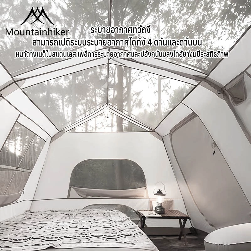 Mountainhiker Village13 เต็นท์บ้านออโต้ 2ห้องนอน 1ห้องนั่งเล่น thumbnail 4