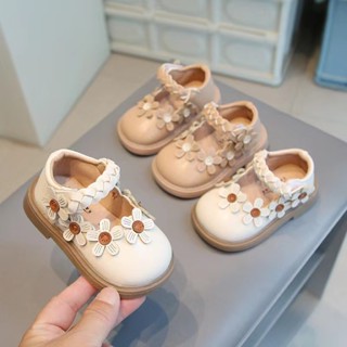 คองมี 0-4ปี เด็กสาวรองเท้าหนังทารกแรกเกิดเด็กดอกไม้รองเท้าแบ…