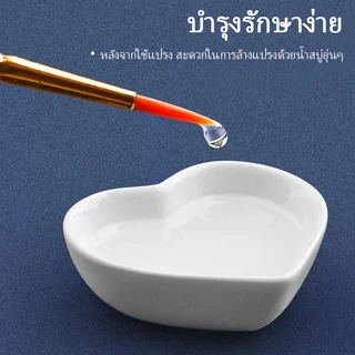 Mzioo ชุดแปรง 10 ชิ้น พู่กัน พู่กันระบายสี พู่กันสีน้ำ สีอะคริลิค น้ำมัน Artist Brushes