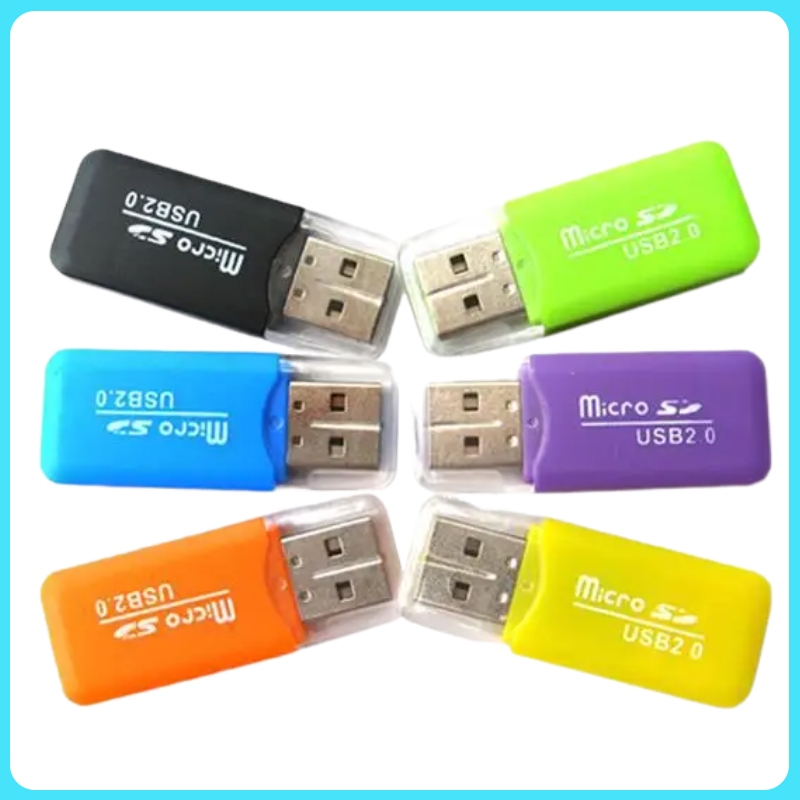จัดส่งที่รวดเร็ว เครื่องอ่านการ์ด Micro SD ของ USB 2.0 สําหรับโทรศัพท์กล้องการ์ดหน่วยความจําแฟลชหน่ว