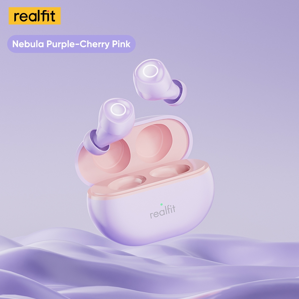 【พร้อมส่งในไทย】Realfit F4 HiFi HD เบสหนัก หูฟัง โทรชุดหูฟังบลูทูธไร้สาย ลดเสียงรบกวน ANC จับคู่ชุดหูฟังบลูทูธพร้อมไมโครโฟนอย่างรวดเร็ว