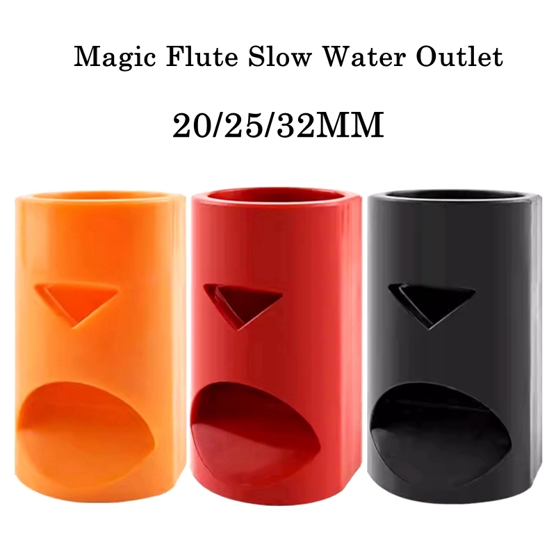 1 PC 20/25/32 มม.ถังปลาช้า Flow Outlet Duckbill Outlet Anti-Siphon น้ํามันถอดฟิล์ม Make Wave ด้านล่าง Blow ลดเสียงรบกวน