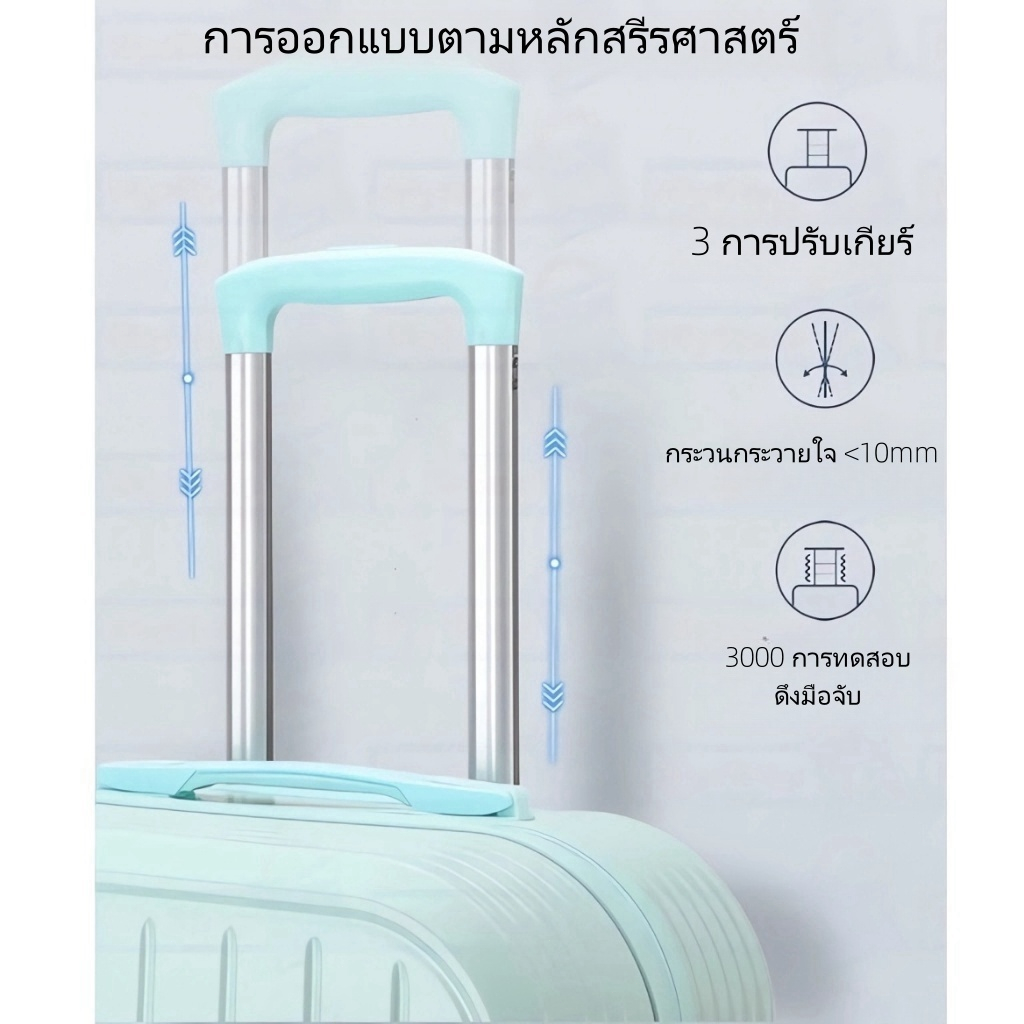 【สต็อกไทยพร้อมส่ง】ใหญ่เล็ก กระเป๋าล้อลาก ล้อหมุน360 ทนทาน 14/20/24นิ้ว กระเป๋าเดินทางล้อลาก กระเป๋าเดินทางระหว่างประเทศ