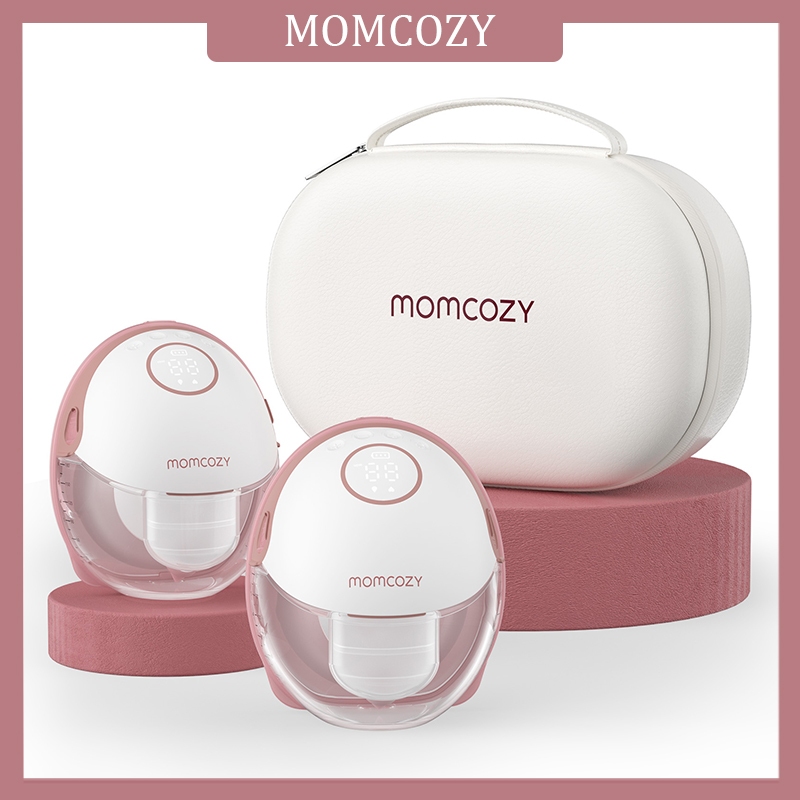 เครื่องปั๊มนม Momcozy M6 Double Fit Flange More Fit & Discreet พร้อม 3 โหมดและ 9 ระดับ 24 มม.