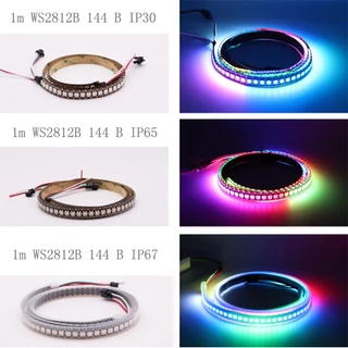 Ws2812b SMD 5050 RGBIC ไฟ LED Strip 144Led/m พิกเซลแอดเดรสสมาร์ทเทปแสง IP30/IP65/IP67 DC5V