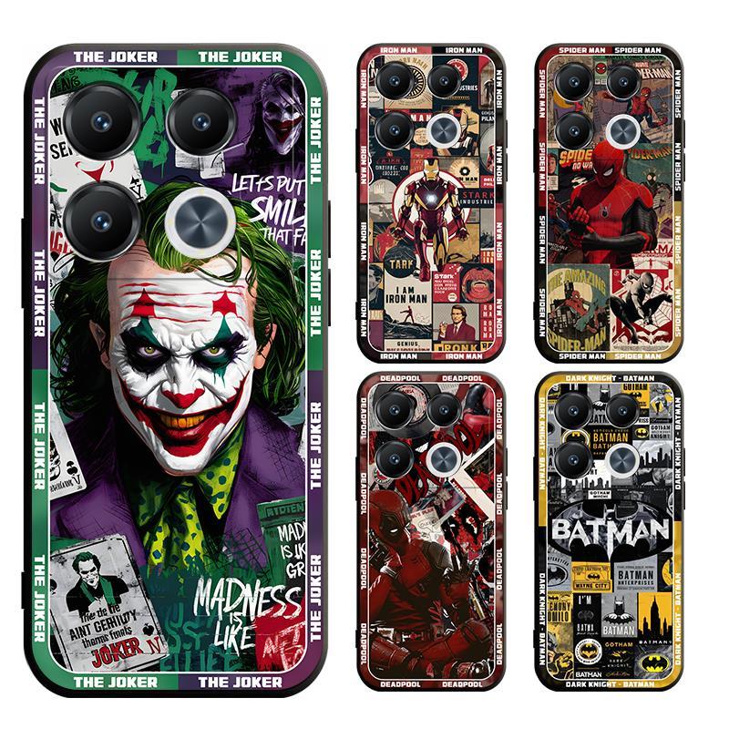 เคสสําหรับ infinix note zero 40 30 Pro plus + VIP X6850 X6851 X6851B X6833B X6711 X678B X6710 X6739 X6731 4G 5G วีรบุรุษ Marvel Soft Cover