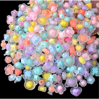 วัสดุอุปกรณ์เสริม ทําเอง ลูกปัดอะคริลิคฝ้าผสม