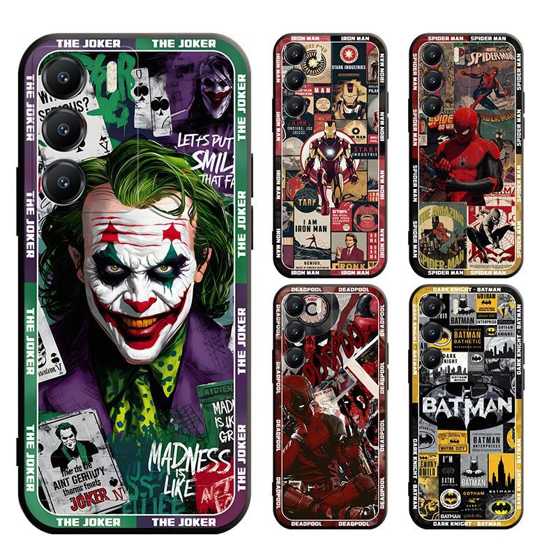 เคสสําหรับ OPPO RENO 12 12F 11F 11 10 8T PRO PLUS 4G 5G Marvel Heroes Matte Case Soft Cover