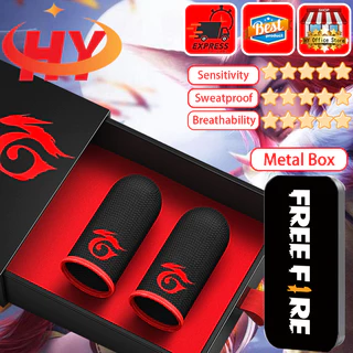 Ship Within 24 ชั่วโมงHY Free FireGaming Finger Sleeve gloves Touch thumb (2PCS) Anti-Sweater PUBG COD Call of duty Mobile legends state of survival