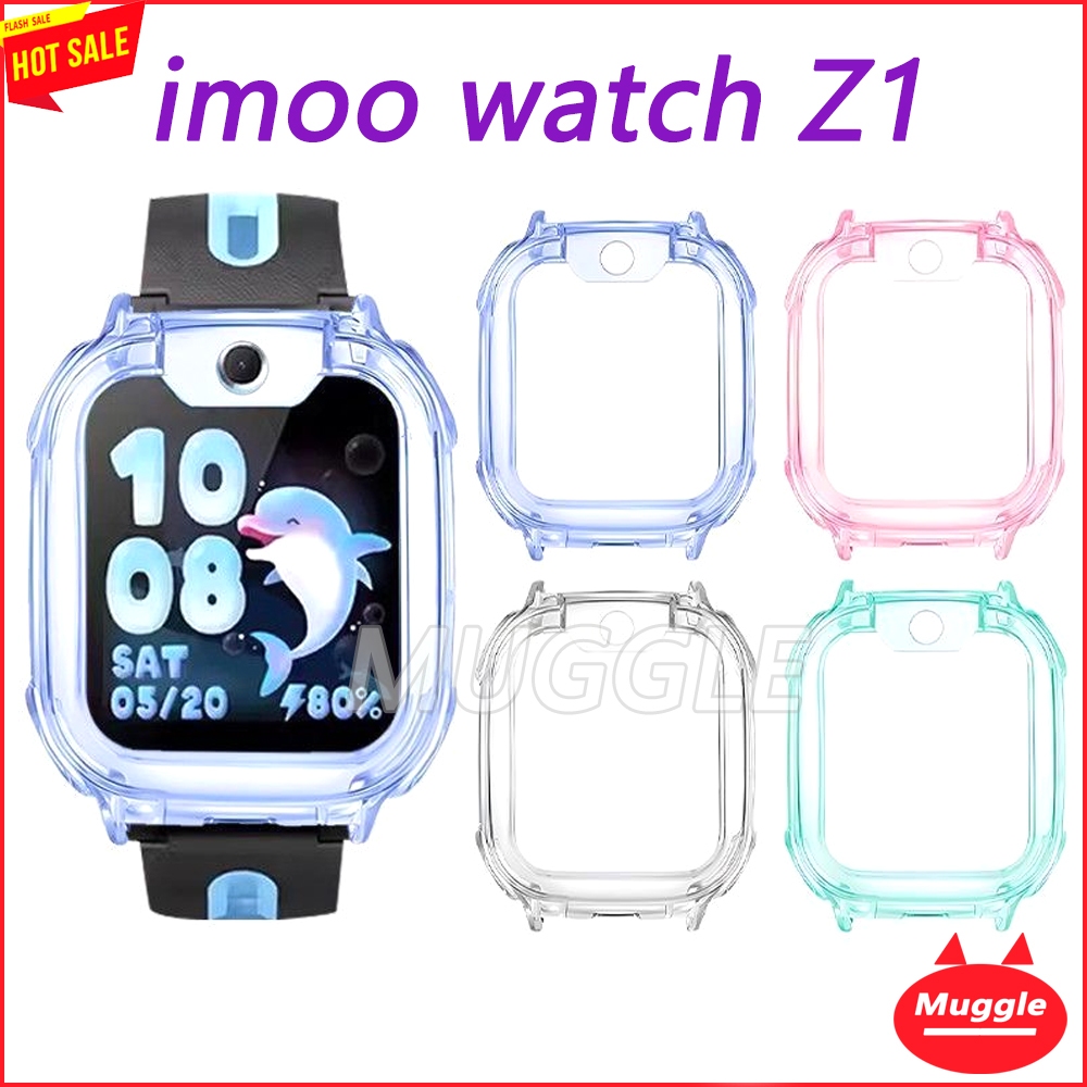 เคส สําหรับ imoo Z1 เคส imoo watch Z1 กล่องใส่นาฬิกาแบบใส เด็กดูกรณีป้องกัน imoo watch Phone Z1 watch imoo watch Z1 TPU