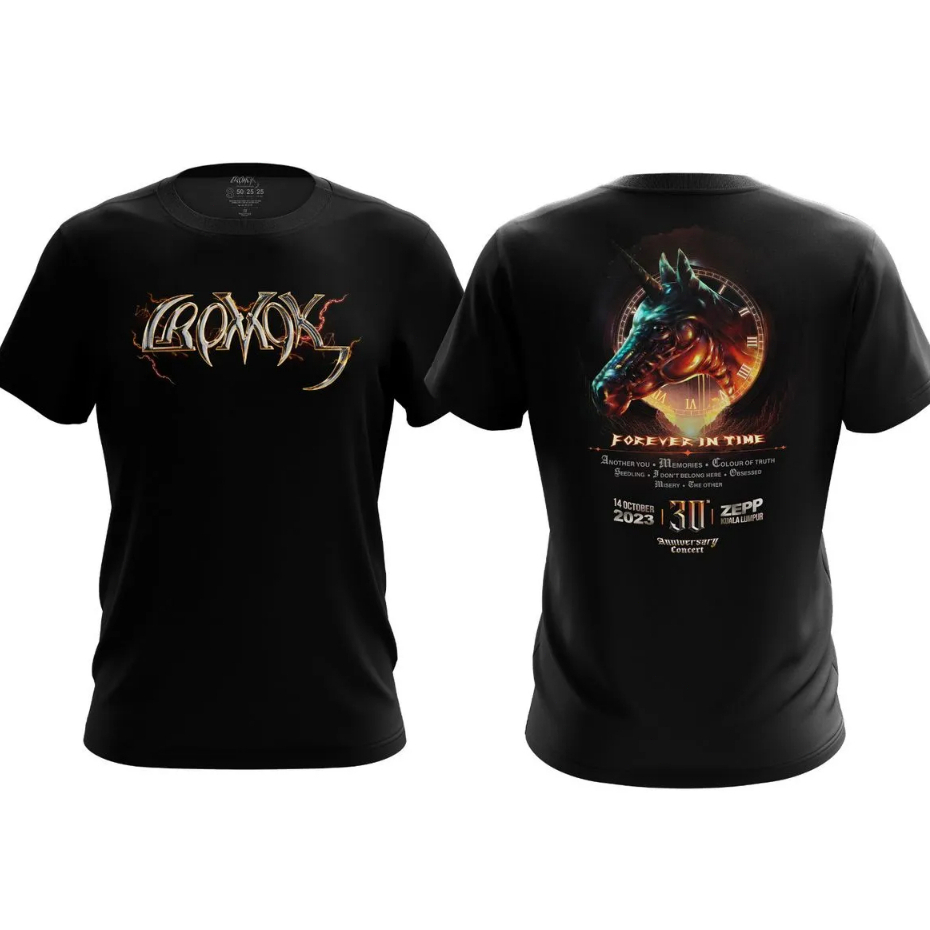 เสื้อยืดคอนเสิร์ต CROMOK Forever In Time 30th Anniversary