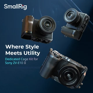 กรอบกล้อง SmallRig สําหรับ Sony ZV-E10 II, ชุดกรงแบบปลดเร็ว HawkLock พร้อมที่จับ