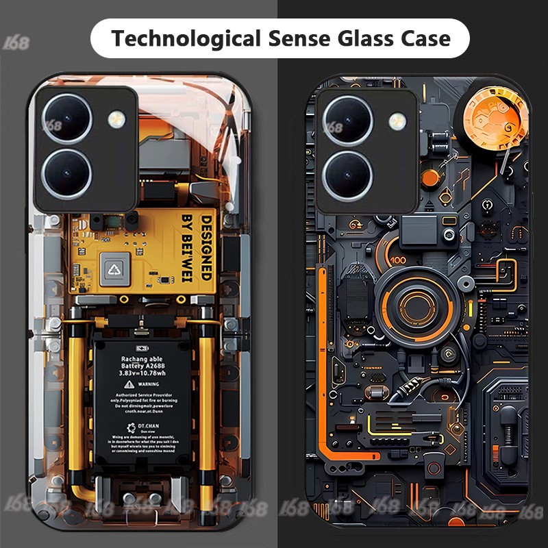 เคส Vivo Y36 Y27 Y28S 5G เคส Vivo Y27S Y28 แผงวงจร PCBA เคสโทรศัพท์กันกระแทกพร้อมเคสโทรศัพท์ป้องกันก