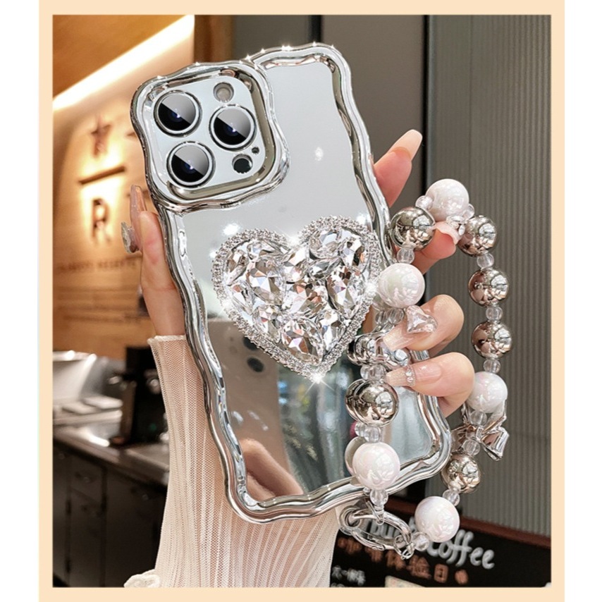 สําหรับoppo Reno 11 8 7 Pro 5 6 5G 8T 8Z 7Z 6Z 5 A9 A5 A31 2020 A79 A98 A76 A74 A95 A94 A96 เคสโทรศัพท์นุ่มผู้ถือเพชรหรูหรา