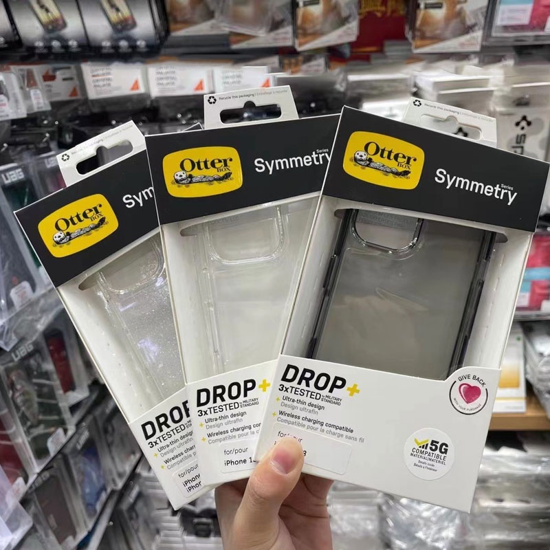 Otterbox Symmetry Series สําหรับ iPhone 16 15 14 pro MAX / iPhone16 iPhone15 iPhone14 PLUS XR XS MAX SE2 7PLUS 8PLUS เคสแข็งใส