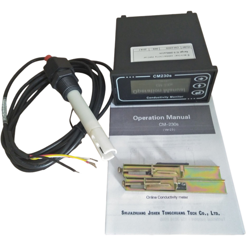 Conductivity Monitor Conductivity Tester Meter Pure Water Electric Conductivity Rate instrument Tool Range0-2000us/cm