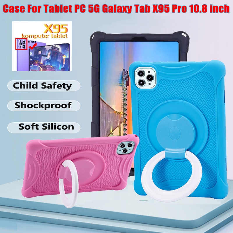 สําหรับแท็บเล็ตพีซี Android 5G Galaxy Tab X95 Pro 10.8 นิ้วแฟชั่น 360° องศาหมุนได้แบบพกพาฝาครอบขาตั้