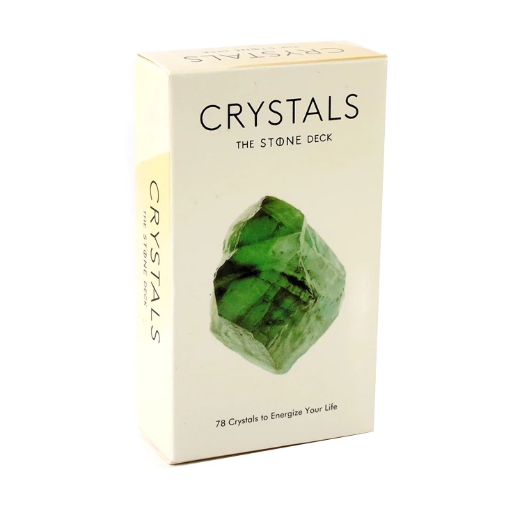 Crystals The Stone Deck - 78 Crystal Cards to Energize your Life New Couple Game Gift