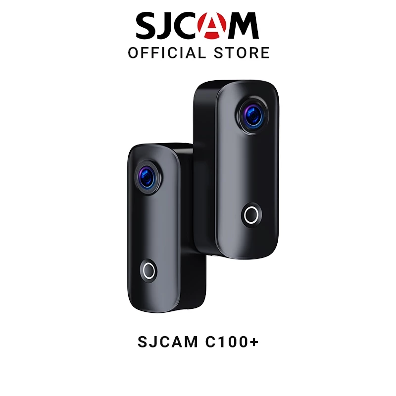 Sjcam C100+ Action Camera กล้องแอคชั่น ขนาดเล็ก 4K/30FPS กล้องวิดีโอดิจิทัล 30M กันน้ํา เชื่อมต่อ WiFi  กล้องติดหมวกกันน็อค【รับประกันหนึ่งปี 】