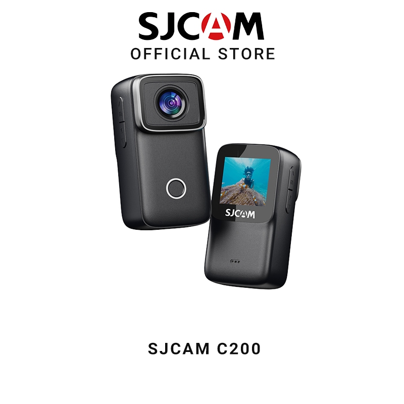Sjcam C200/C200PRO 4K กล้องแอคชั่น WiFi ขนาดเล็ก พร้อมหน้าจอ IPS 1.28 นิ้ว ยาว 5 เมตร กันน้ํา