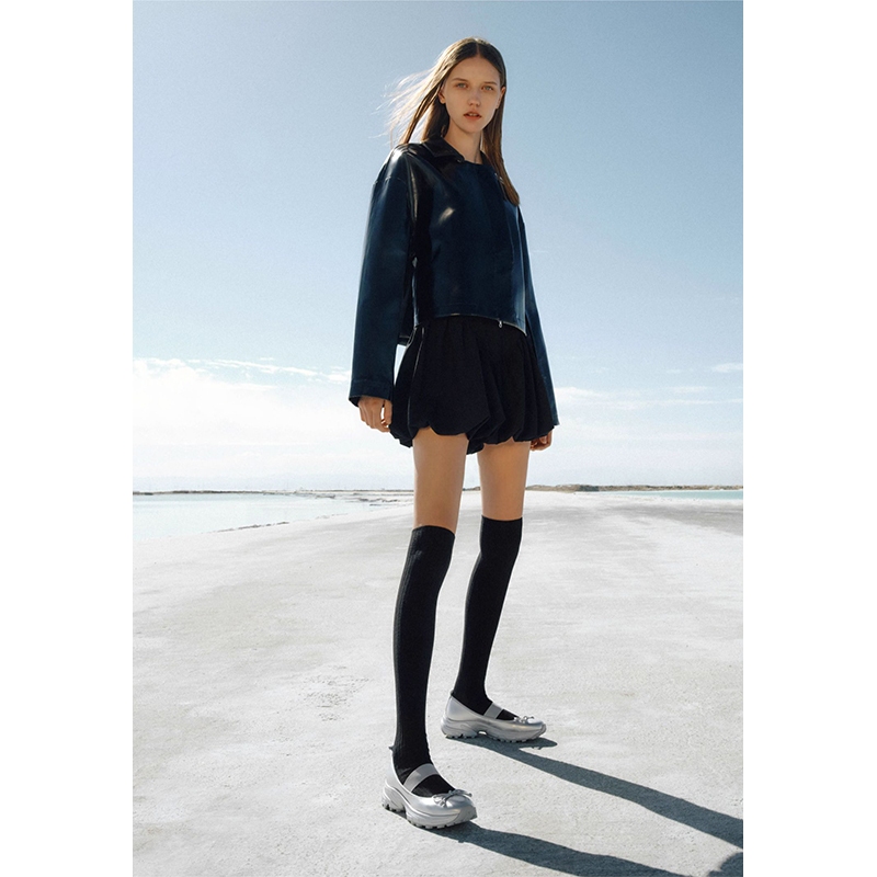 Staccato Mary Jane Platform Shoes รองเท้าแมรี่เจน รองเท้าส้นตึก หัวกลม EVD06