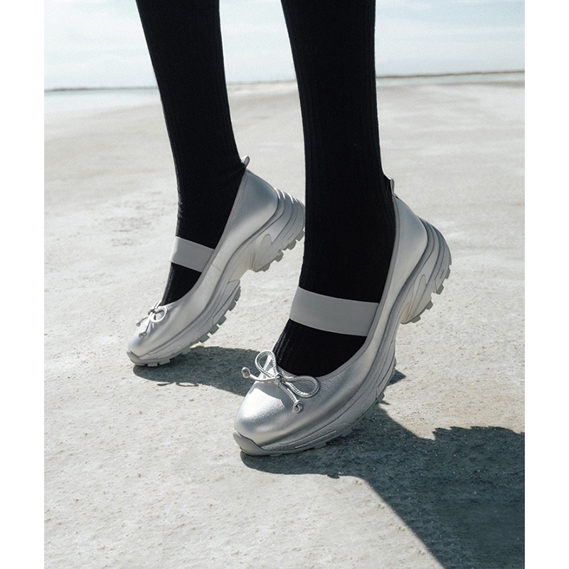 Staccato Mary Jane Platform Shoes รองเท้าแมรี่เจน รองเท้าส้นตึก หัวกลม EVD06
