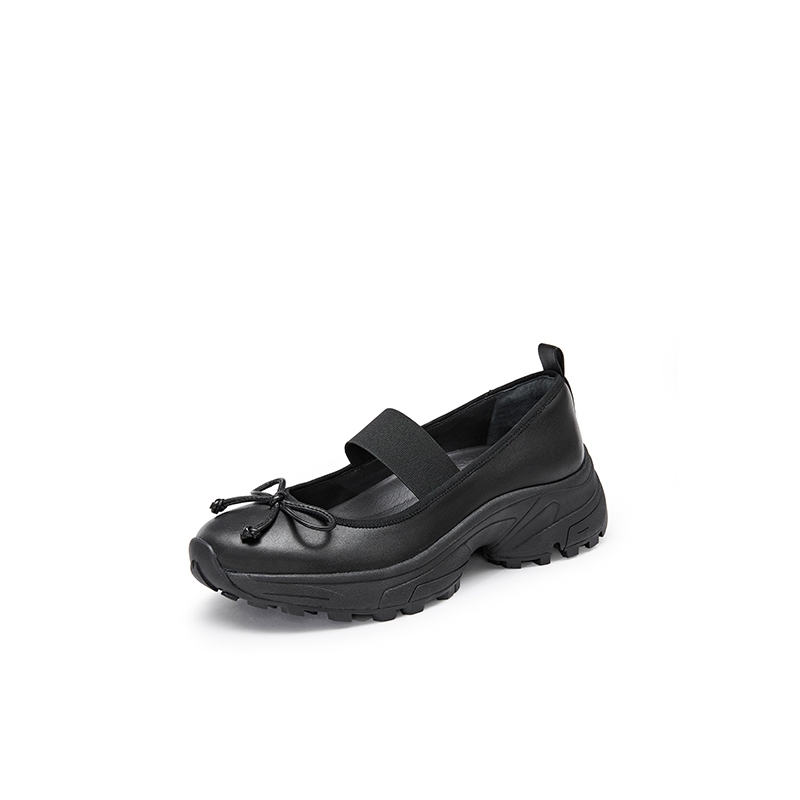 Staccato Mary Jane Platform Shoes รองเท้าแมรี่เจน รองเท้าส้นตึก หัวกลม EVD06