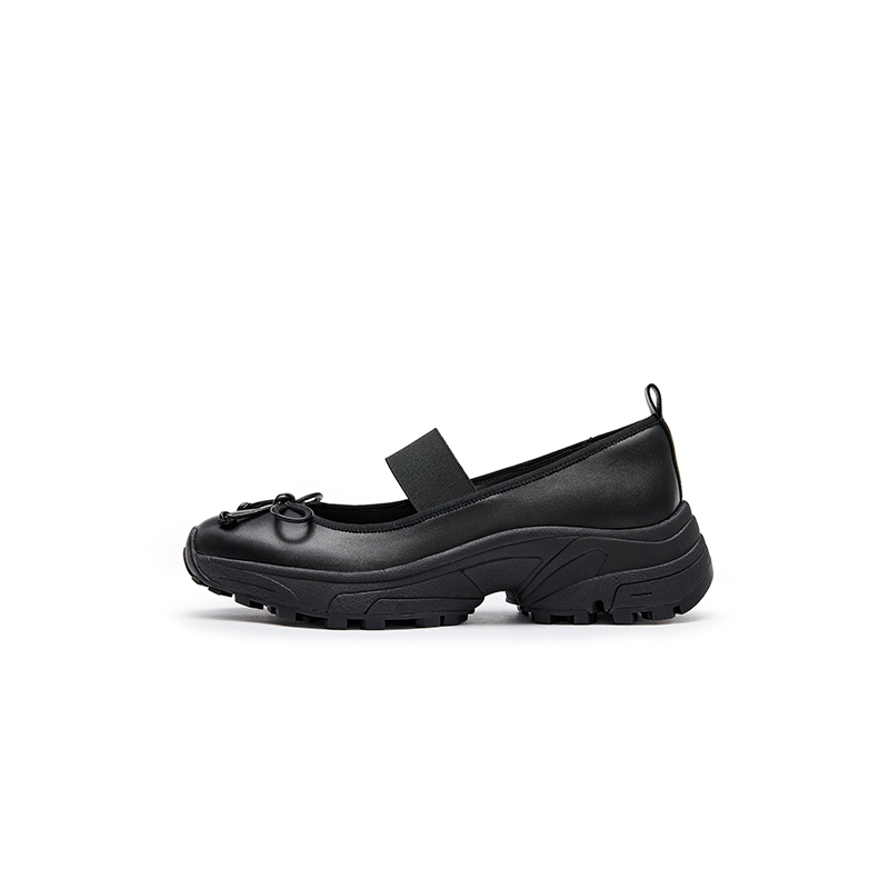 Staccato Mary Jane Platform Shoes รองเท้าแมรี่เจน รองเท้าส้นตึก หัวกลม EVD06