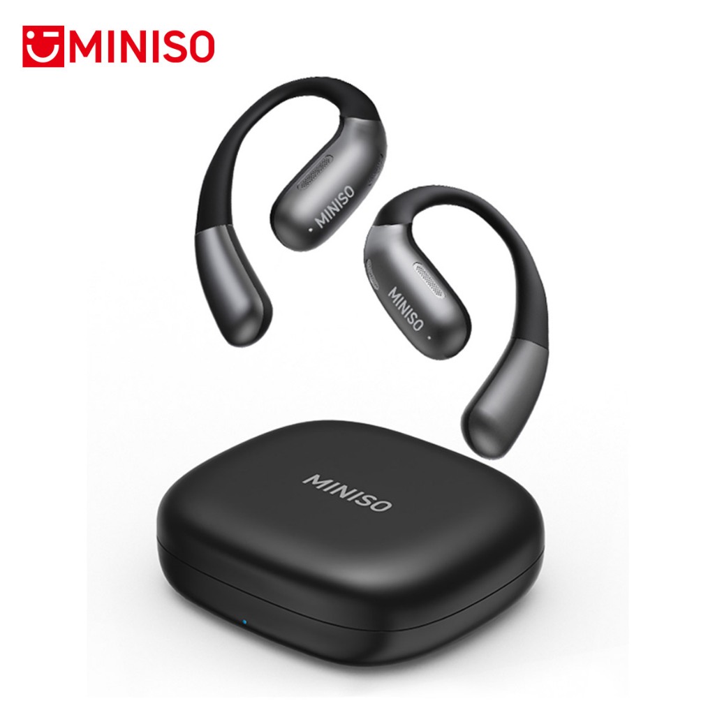 Miniso X28 OWS หูฟังไร้สายบลูทูธ 5.4 TWS 3D ชุดหูฟังสเตอริโอแบตเตอรี่ยาวลดเสียงรบกวน Hifi เพลง IPX5 