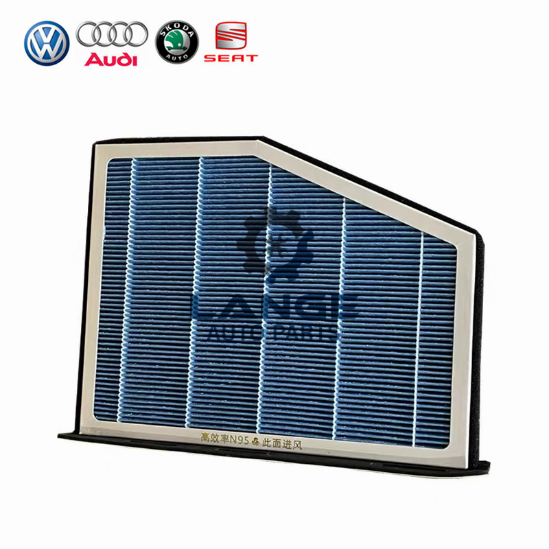 ❤ซื้อ 5 แถม 1 ❤ Pm2.5 ตัวกรองห้องโดยสารสําหรับ VW AUDI SKODA ที่นั่งกอล์ฟ Passat Jetta Tiguan Sharan Touran Beetle A3 Q3 TT Octavia Superb Scirocco 1K0819644 1เค2819653