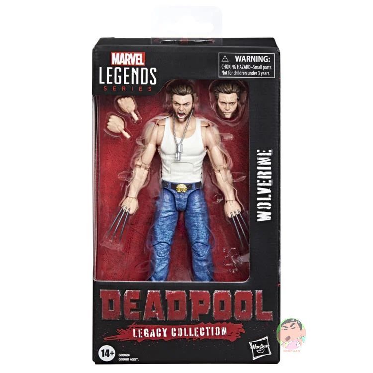 HASBRO Deadpool Marvel Legends Legacy Collection Wolverine Action Figure