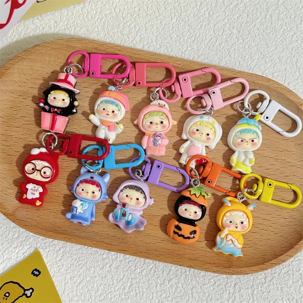 Ozai จี้น่ารัก Ozai อีพ็อกซี่พวงกุญแจ PVC DIY Kawaii ของขวัญ