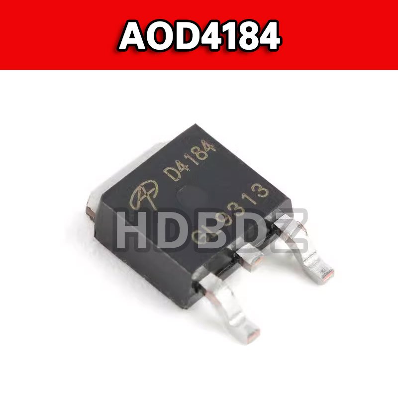 5-20pcs AOD4184 D4184 TO-252 N channel 40V/50A MOSFET Field Effect หลอดชิป ic smd
