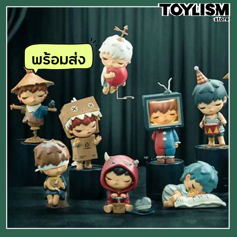 Pop Mart Hirono Mime Series Figures Blind Box🌟Whole Set🌟Hirono V4 แบบยกกล่อง popmart Art toys gifts