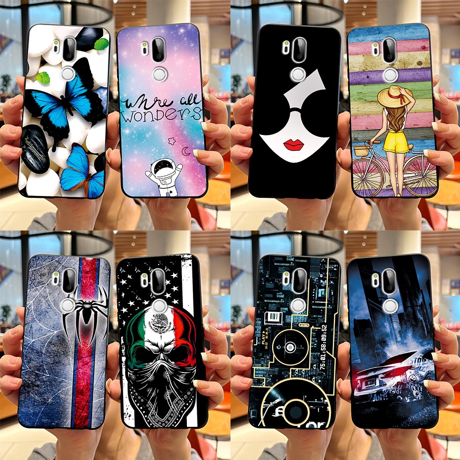 สําหรับ LG G7 ThinQ กรณีแฟชั่น Pretty Girls Soft ปลอกซิลิโคนกันกระแทกสําหรับ LG G7