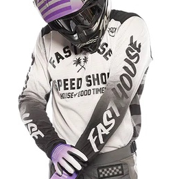 FASTHOUSE เสื้อเจอร์ซีย์นักปั่นเสื้อเจอร์ซีย์นักปั่นเสื้อเจอร์ซีย์นักปั่น Speed Down Jersey Quick-Drying Jersey เสื้อยืดรถจักรยานยนต์ Off-Road Swe ราคา ถูกที่สุด ดีลบีเคเค