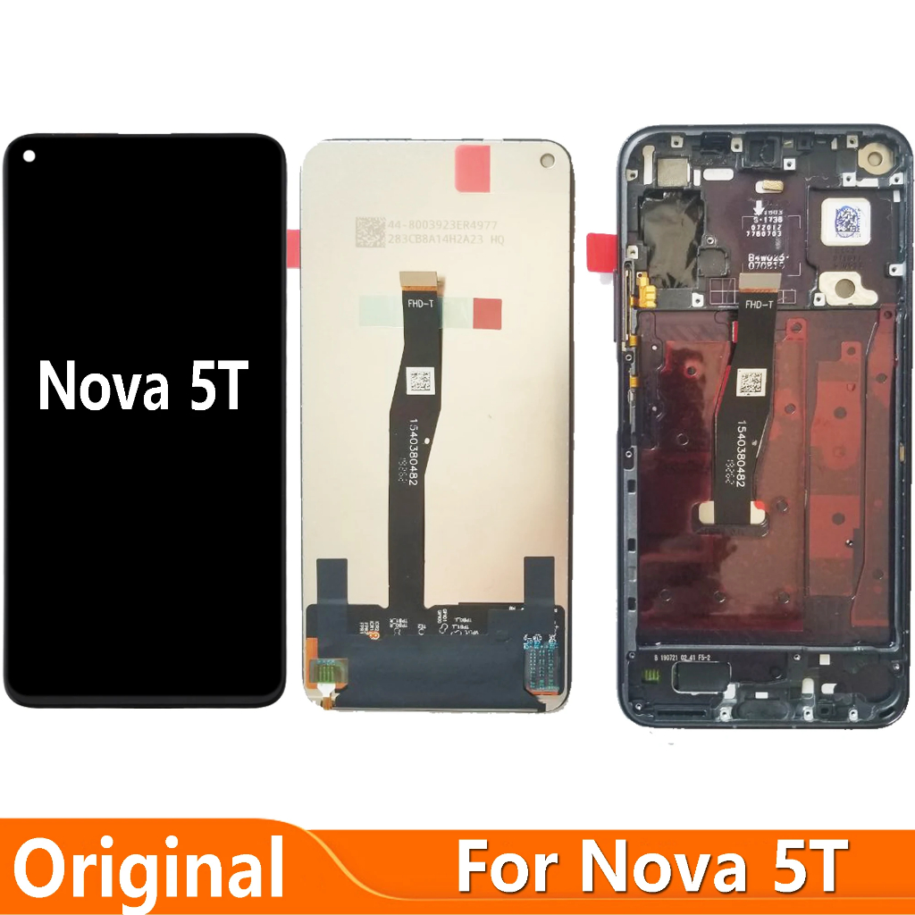 LCD สําหรับ Huawei Nova 5T YAL-L21 YAL-L61 YAL-L71 YAL-L61D จอแสดงผล LCD Touch Screen Digitizer Asse