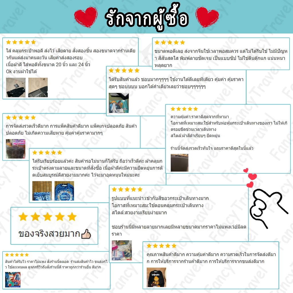 Fancytravel Travel The World ผ้าคลุมกระเป๋าเดินทาง กระเป๋าเดินทาง ผ้ายึดได้เยอะ กันฝุ่น กันรอย สวมใส่ได้ ข้น 18/20/22/24/26/28/32นิ้ว