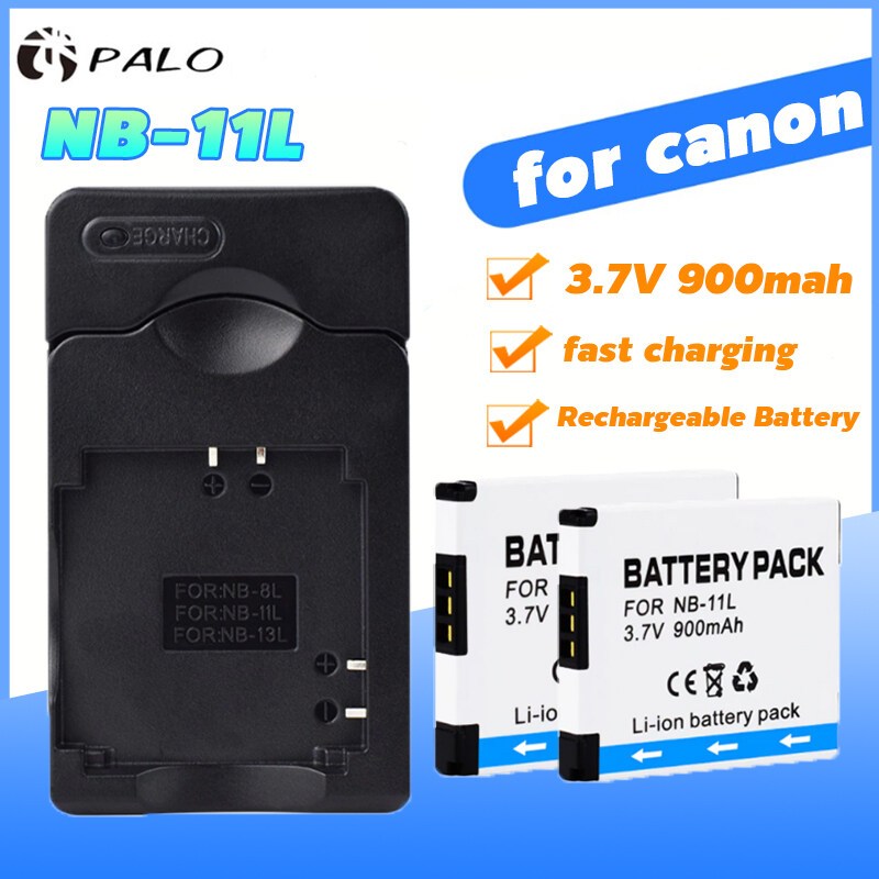 Palo NB-11L NB-11LH เครื่องชาร์จแบตเตอรี่สําหรับ Canon PowerShot A2500 A2600 A3400 A3500 A4000 140 3