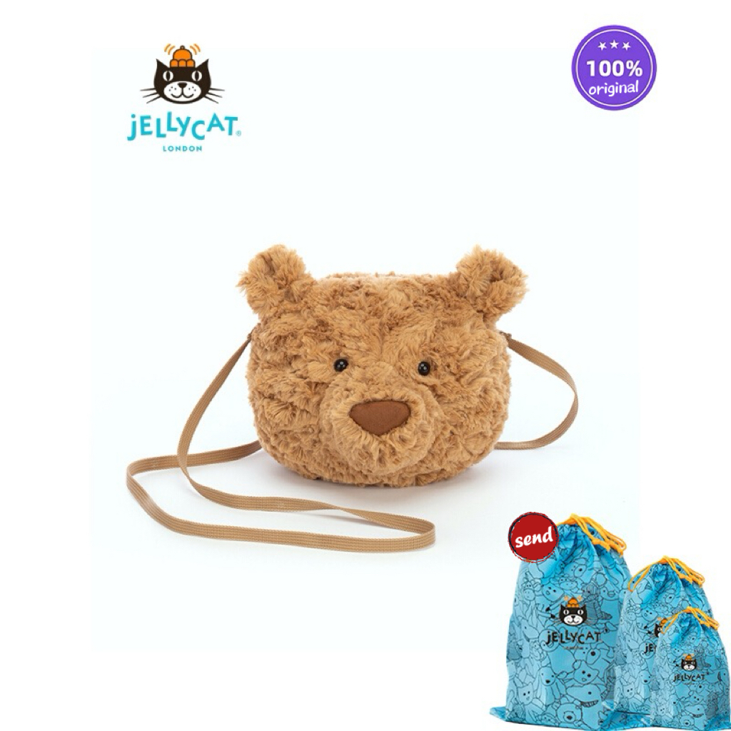 กระเป๋าหมี Jellycat Bartholomew/แบตสํารองออร์แกนิก