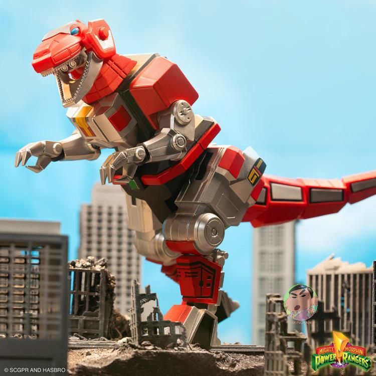 SUPER7 Mighty Morphin Power Rangers ULTIMATES! Tyrannosaurus Dinozord Action Figure