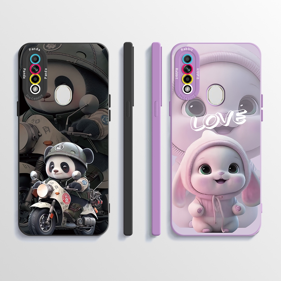 สําหรับ OPPO A31 2020/OPPO A8 กรณีซิลิโคนกันกระแทกน่ารักการ์ตูนทาสีสําหรับ OPPO A8 A31