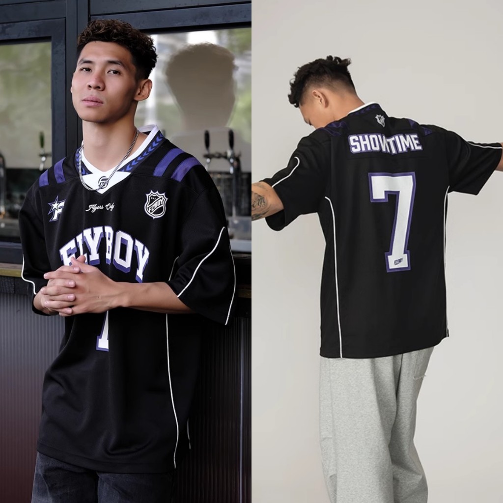 เสื้อยืดผู้ชายกีฬากลางแจ้งฟุตบอล No.7 Quick-Drying Jersey American Retro Unisex Oversize กีฬาเสื้อยืด Street สวมใส่สําหรับชาย 2024