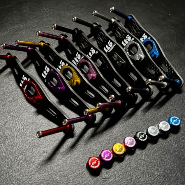 [ราคาพิเศษ] IGO For daiwa ABU บูมล้อแกว่งแขน 95 มม. 1.5k Bend Carbon Rocker ชุดฐานล้อ daiwa pr100