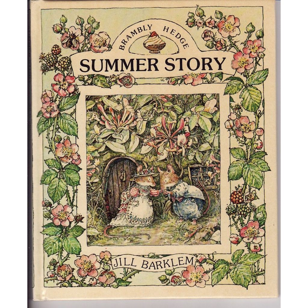 Jill Barklem ภาพจิตรกรรมบนผ้าใบ ลาย Brambly hedge สําหรับตกแต่งห้องนอน ห้องนั่งเล่น